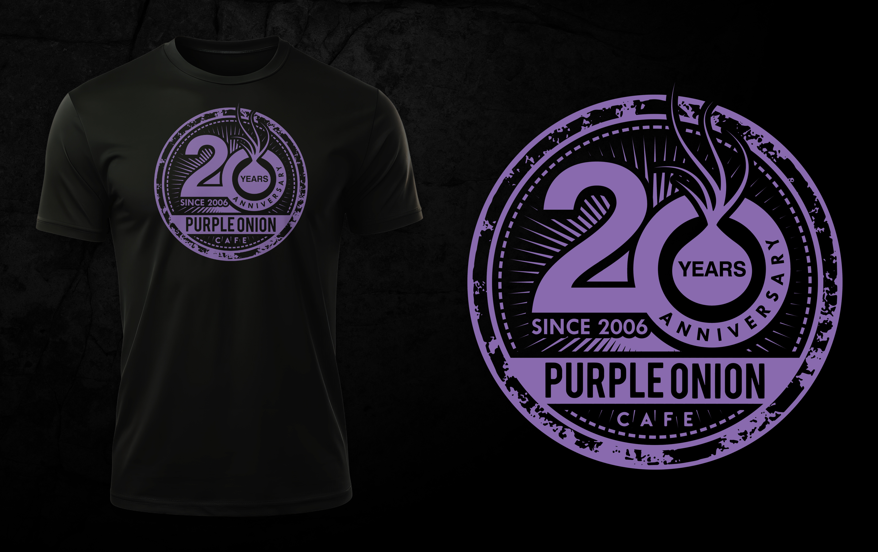 Design de T-shirt par D'Mono pour purple onion inc | Design #36751250