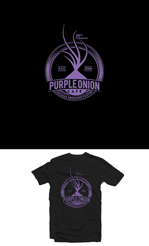 Design de T-shirt par Ngoeg pour purple onion inc | Design : #36750909