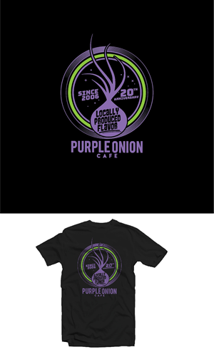Design de T-shirt par Ngoeg pour purple onion inc | Design : #36750911