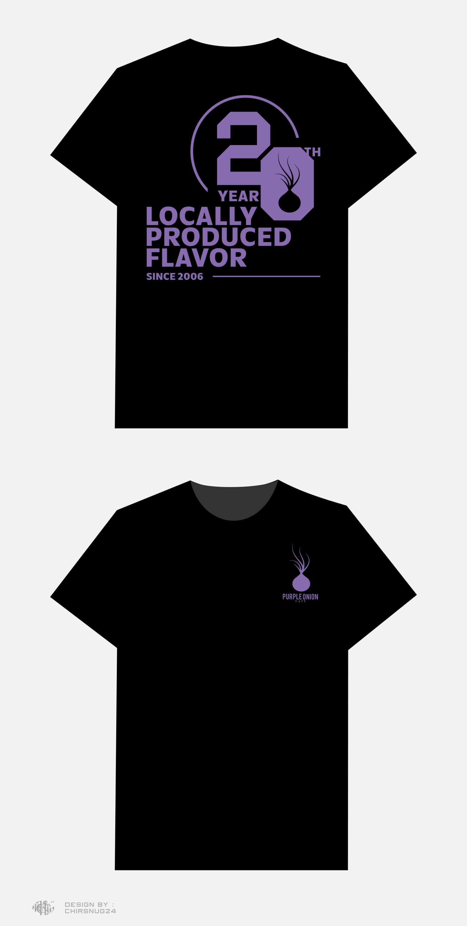 Design de T-shirt par chrisnug24 pour purple onion inc | Design #36744743