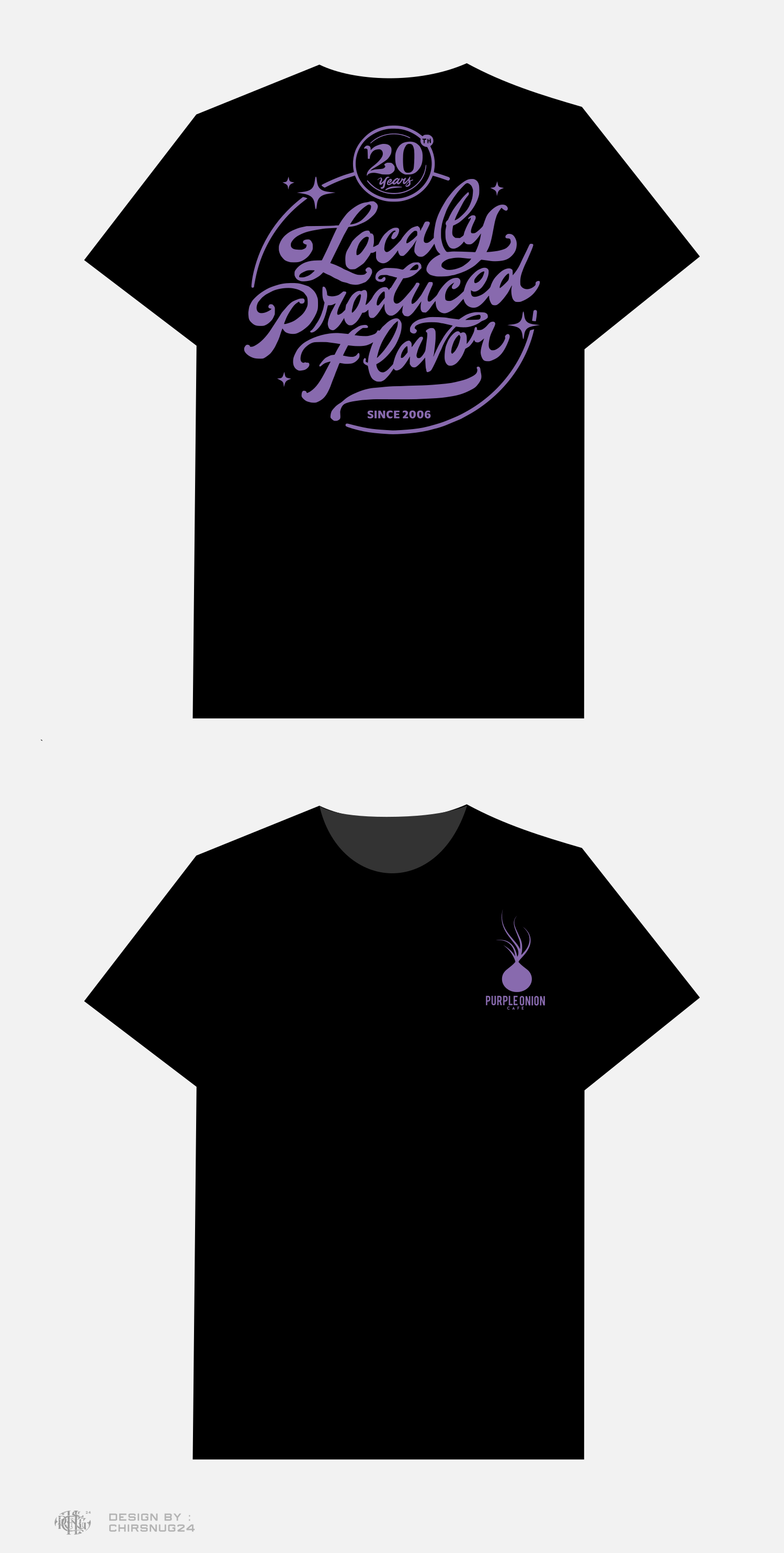 Design de T-shirt par chrisnug24 pour purple onion inc | Design #36749888