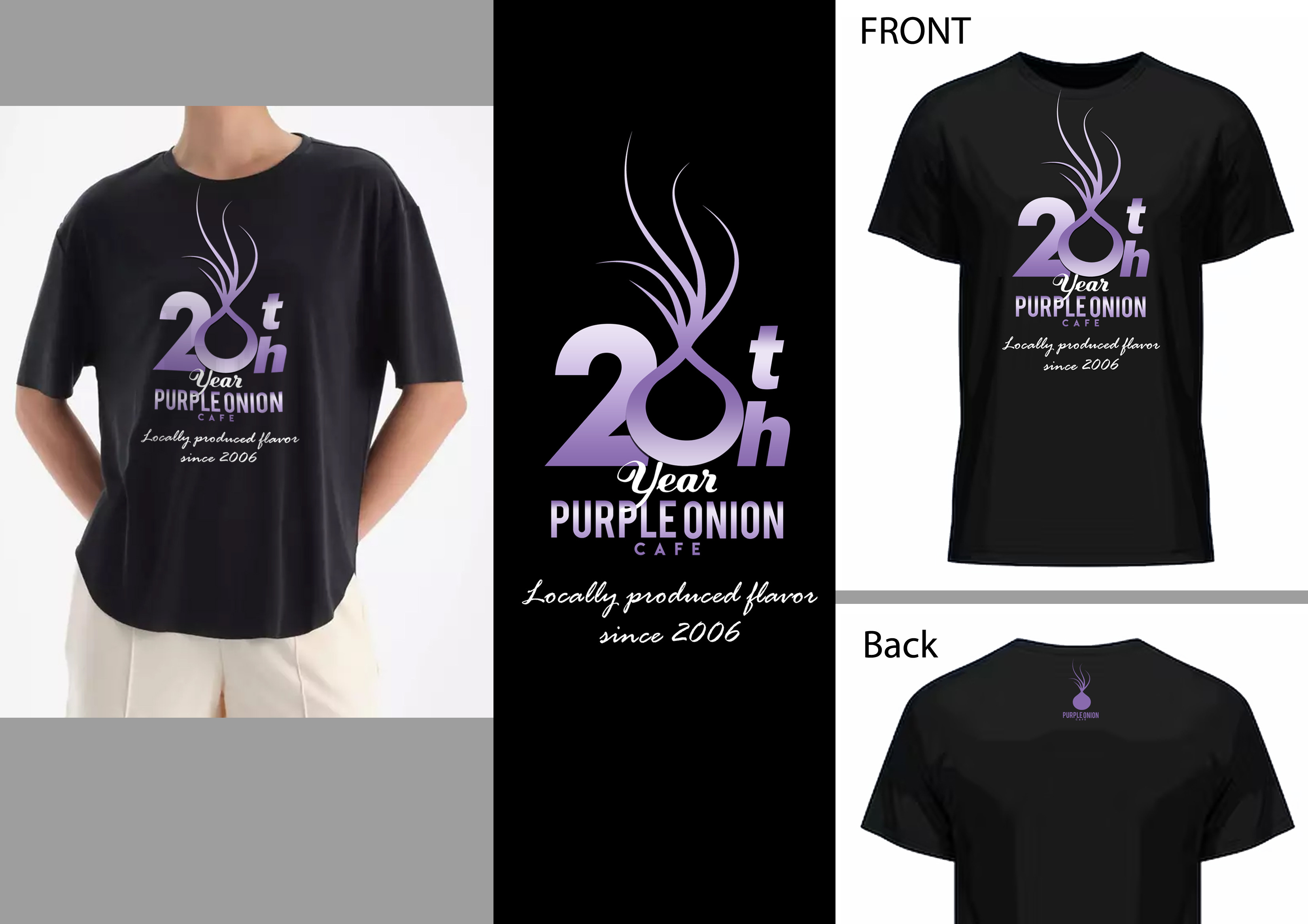 Design de T-shirt par Rey Agustino pour purple onion inc | Design #36745663