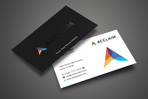 Design de Carte de Visite par Creative Moon Design pour Acclaim | Design : #36738080