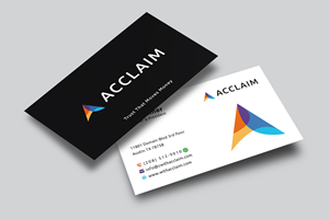 Visitenkarten-Design von Creative Moon Design für Acclaim | Design: #36738082