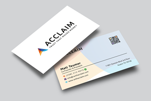 Design de Carte de Visite par Creative Moon Design pour Acclaim | Design : #36738170