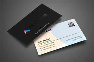 Design de Carte de Visite par Creative Moon Design pour Acclaim | Design : #36738173