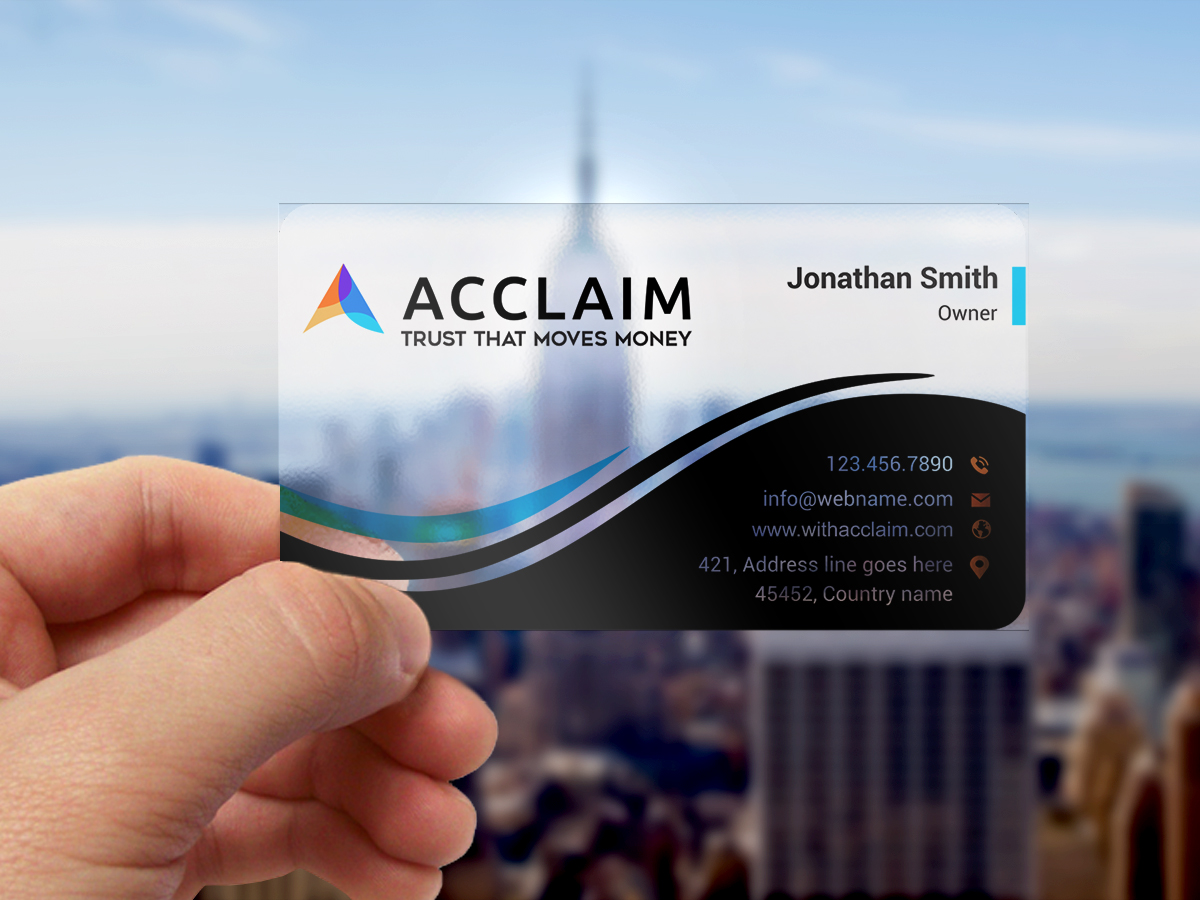 Visitenkarten-Design von jk_studio für Acclaim | Design #36728681