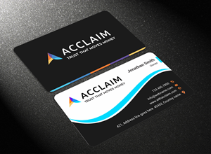 Visitenkarten-Design von jk_studio für Acclaim | Design: #36728720