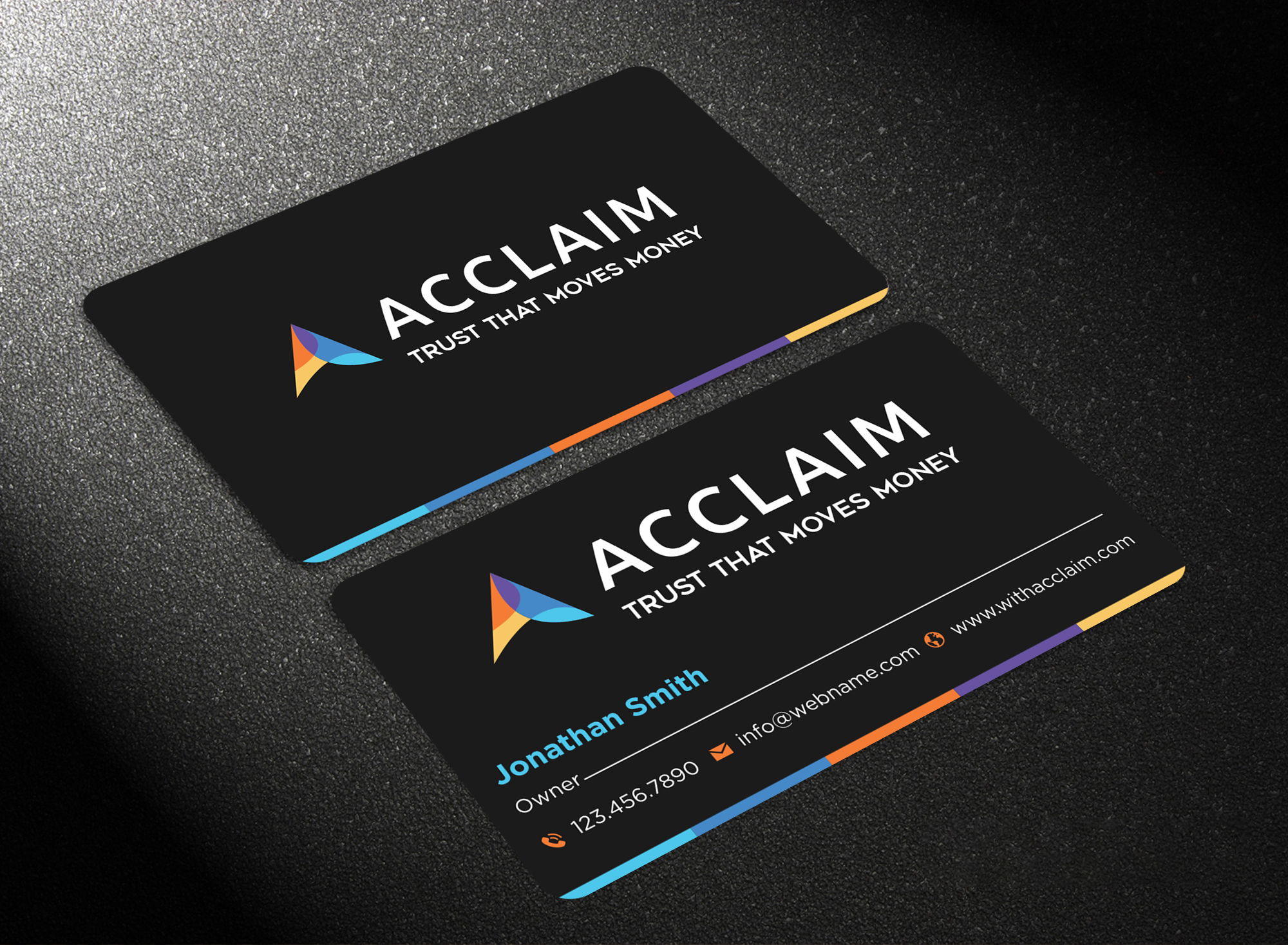 Visitenkarten-Design von jk_studio für Acclaim | Design #36729005