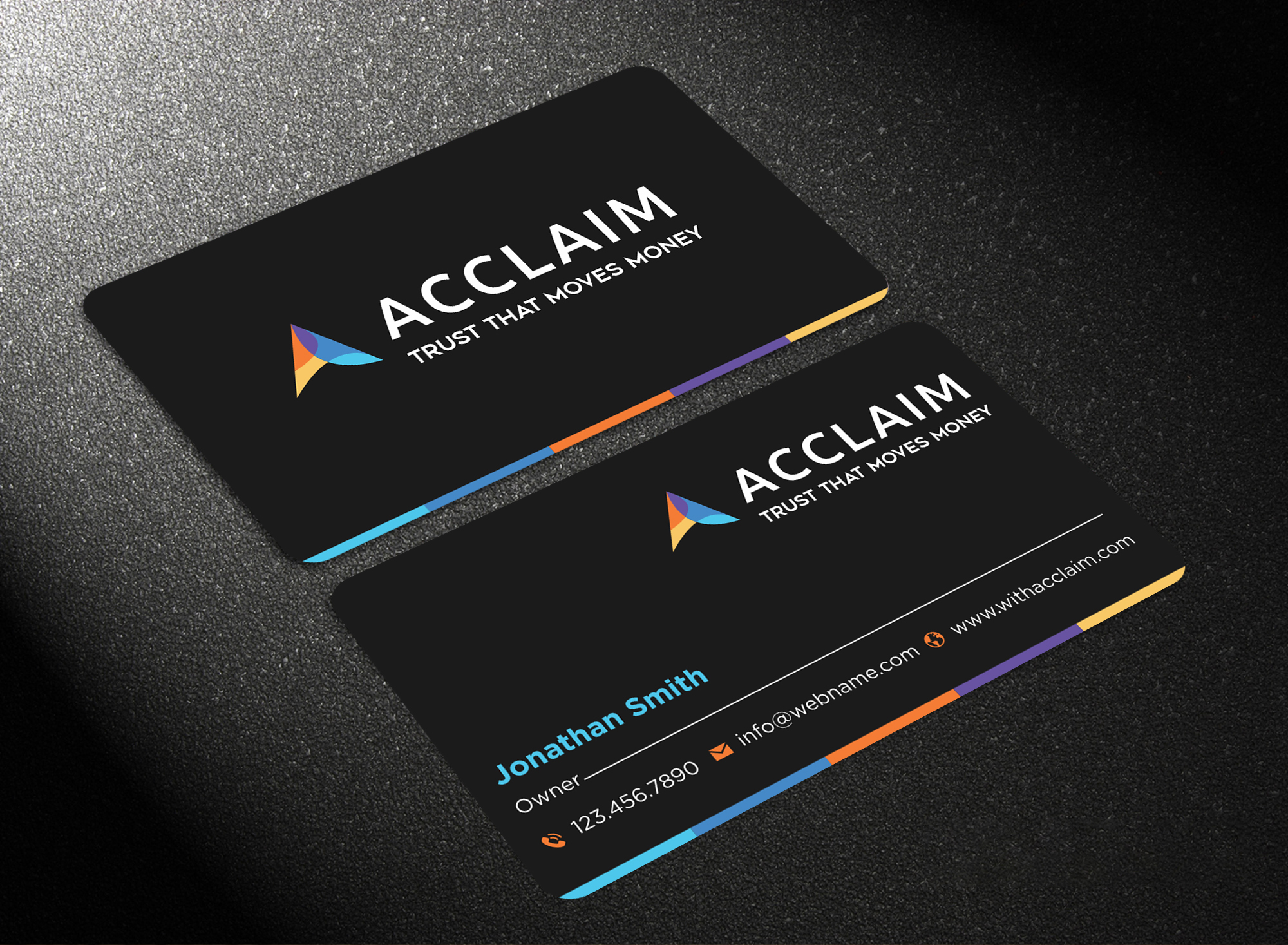 Visitenkarten-Design von jk_studio für Acclaim | Design #36729025
