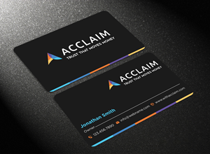 Visitenkarten-Design von jk_studio für Acclaim | Design: #36729025
