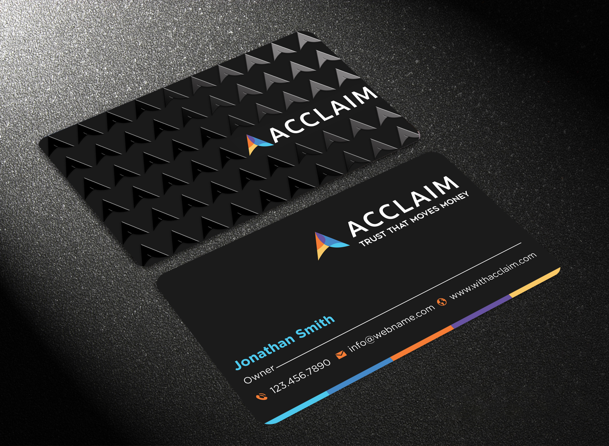 Visitenkarten-Design von jk_studio für Acclaim | Design #36729076
