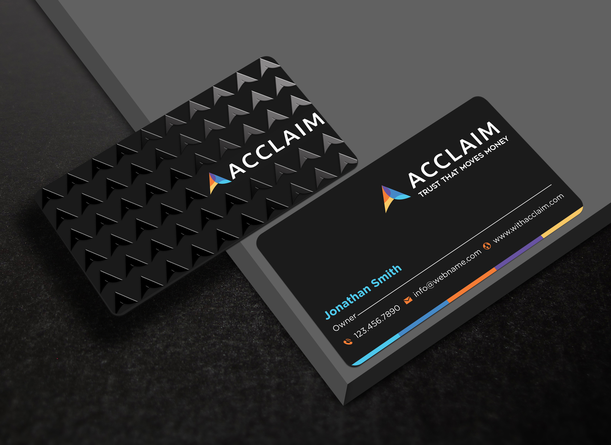 Visitenkarten-Design von jk_studio für Acclaim | Design #36729203