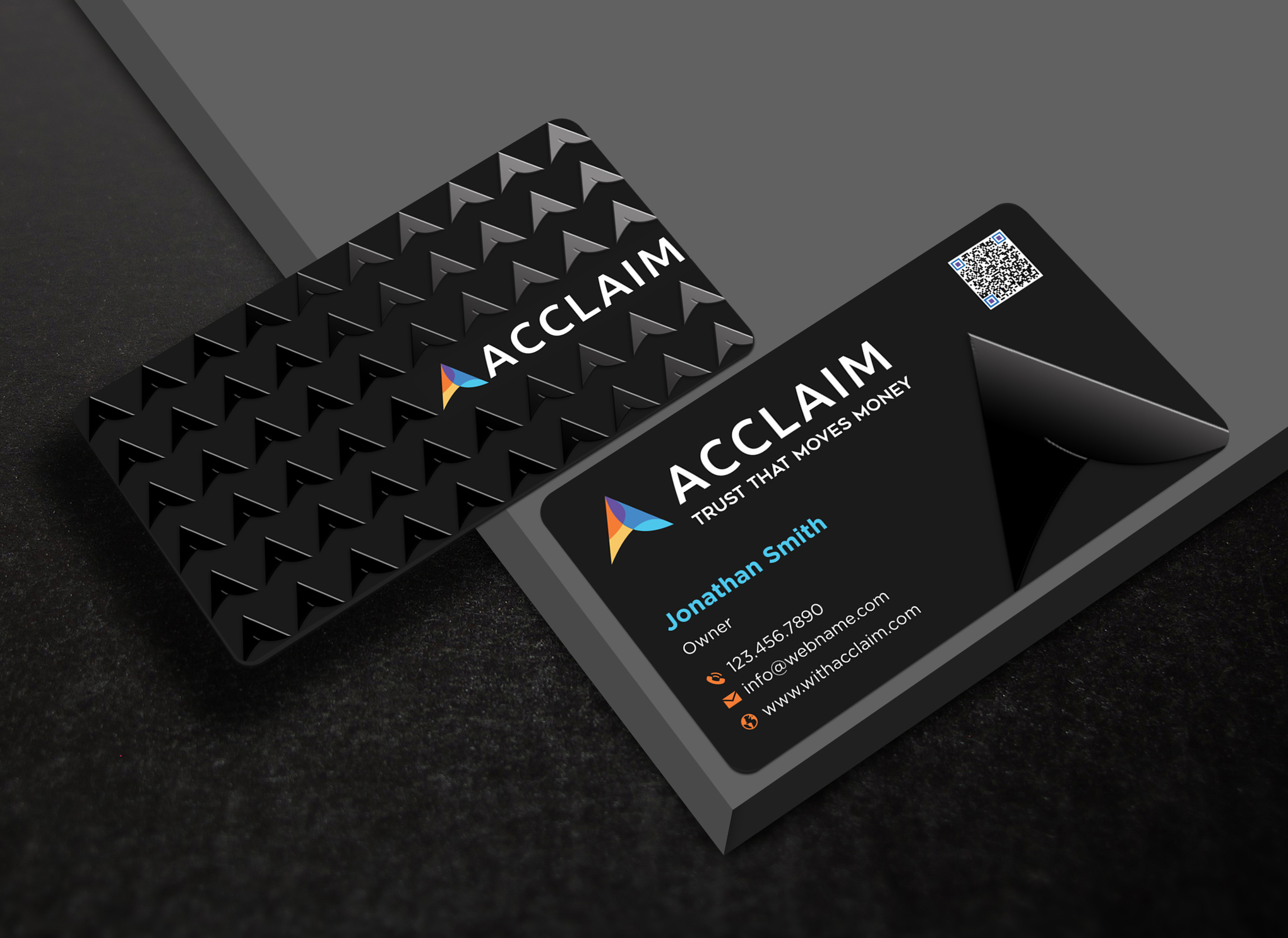 Visitenkarten-Design von jk_studio für Acclaim | Design #36729259