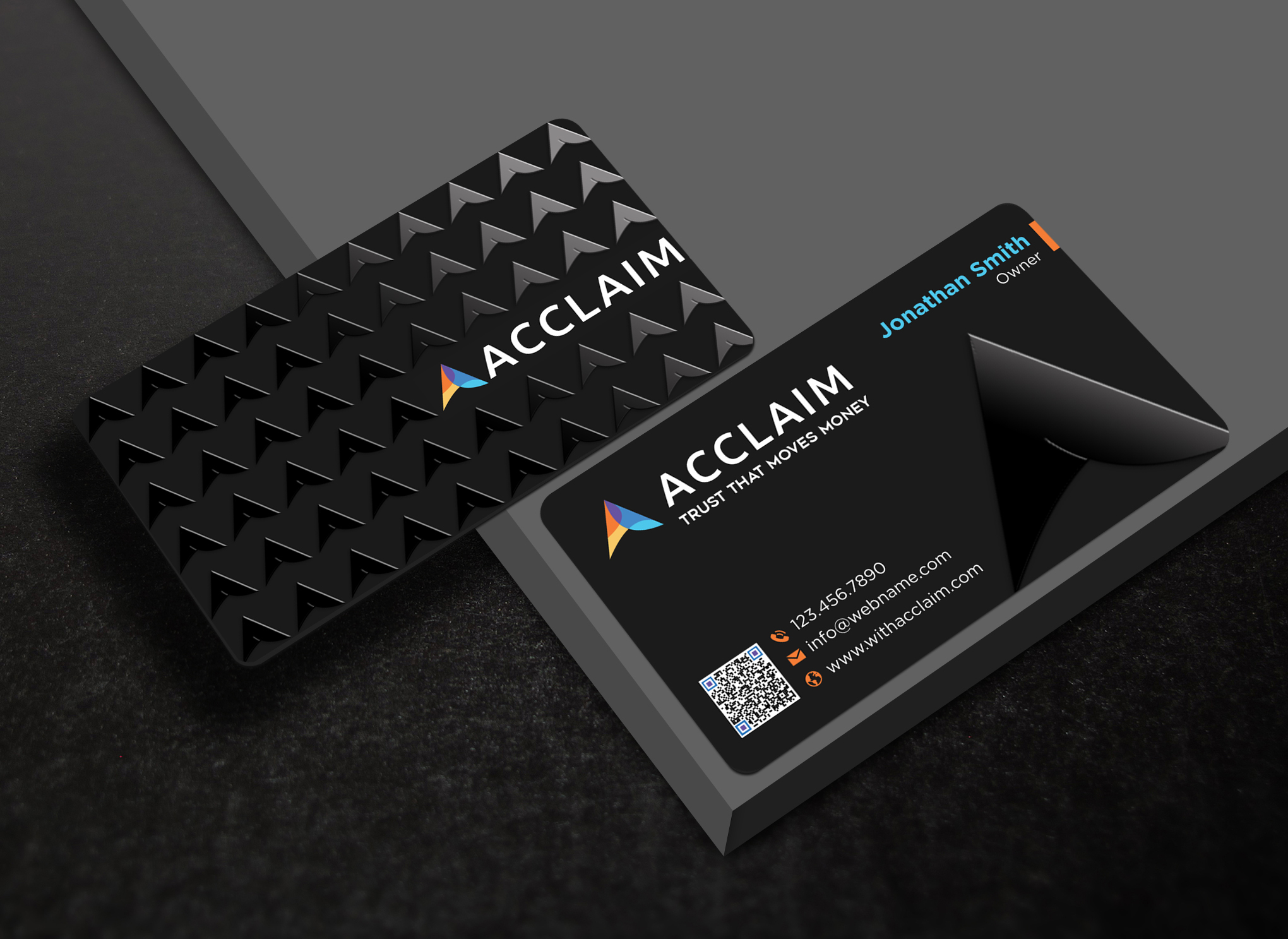 Visitenkarten-Design von jk_studio für Acclaim | Design #36729286