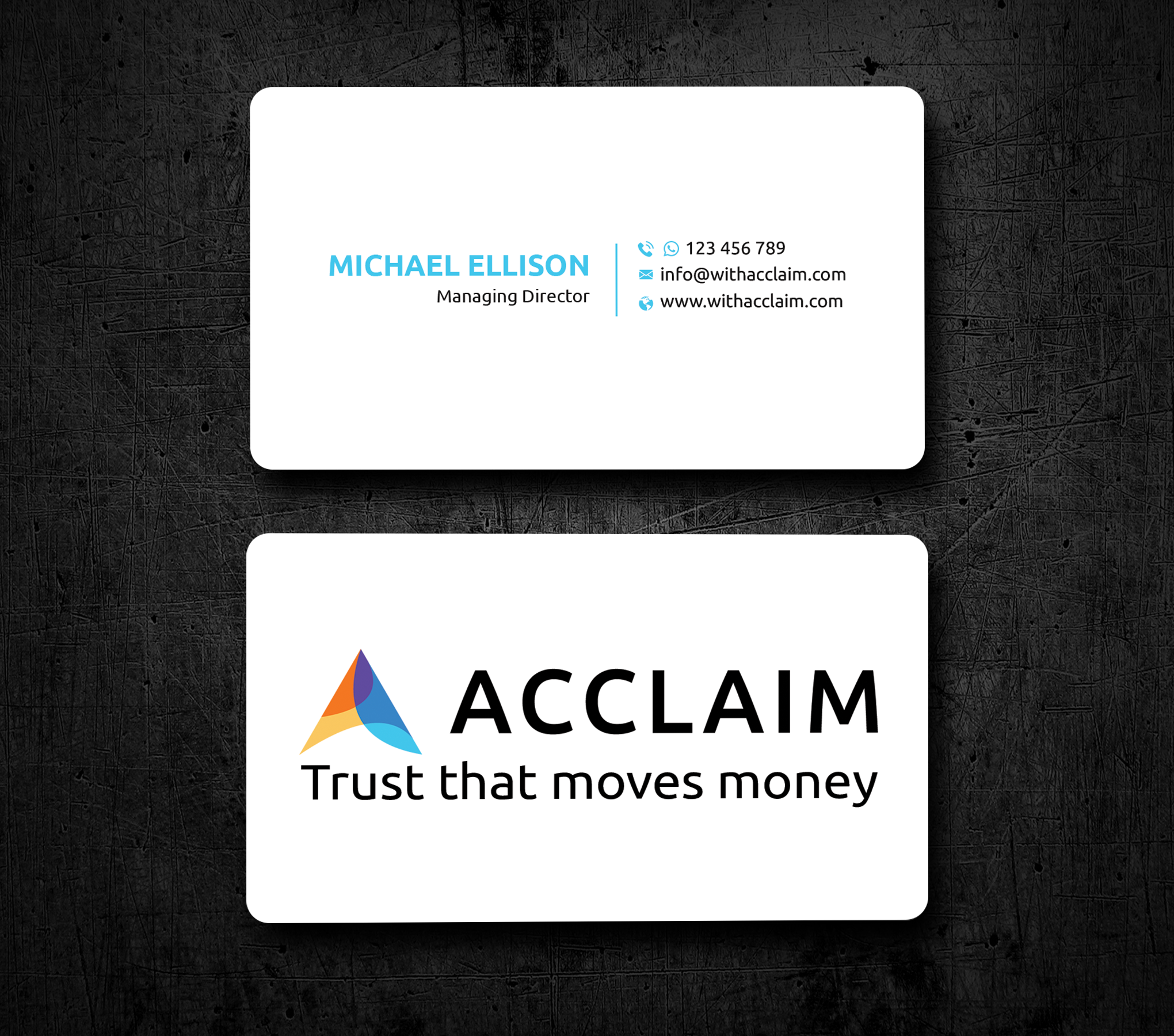 Design de Carte de Visite par Expert Bappy pour Acclaim | Design #36735164