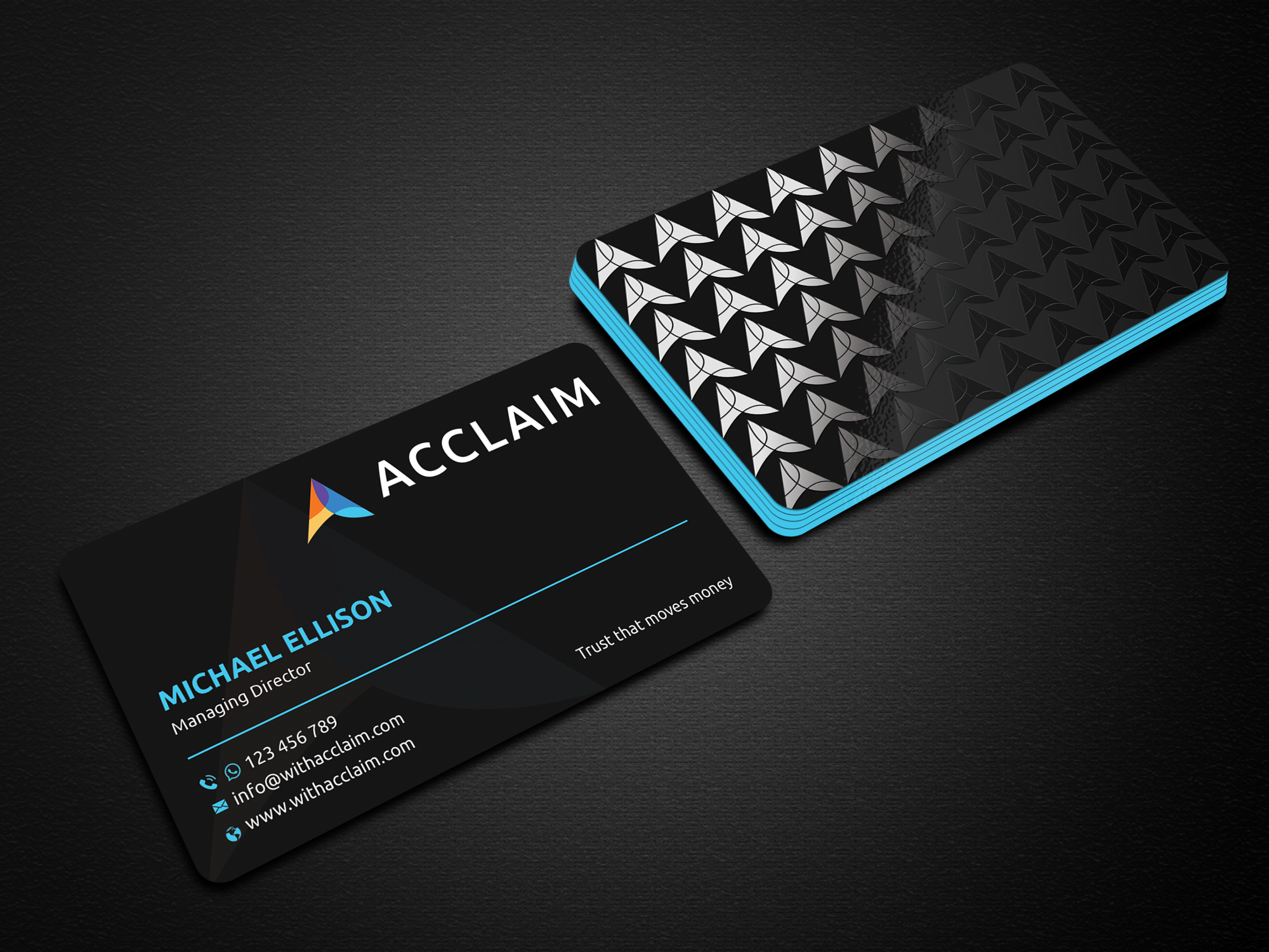 Business Card Design by Expert Bappy for Acclaim | Design #36735210
