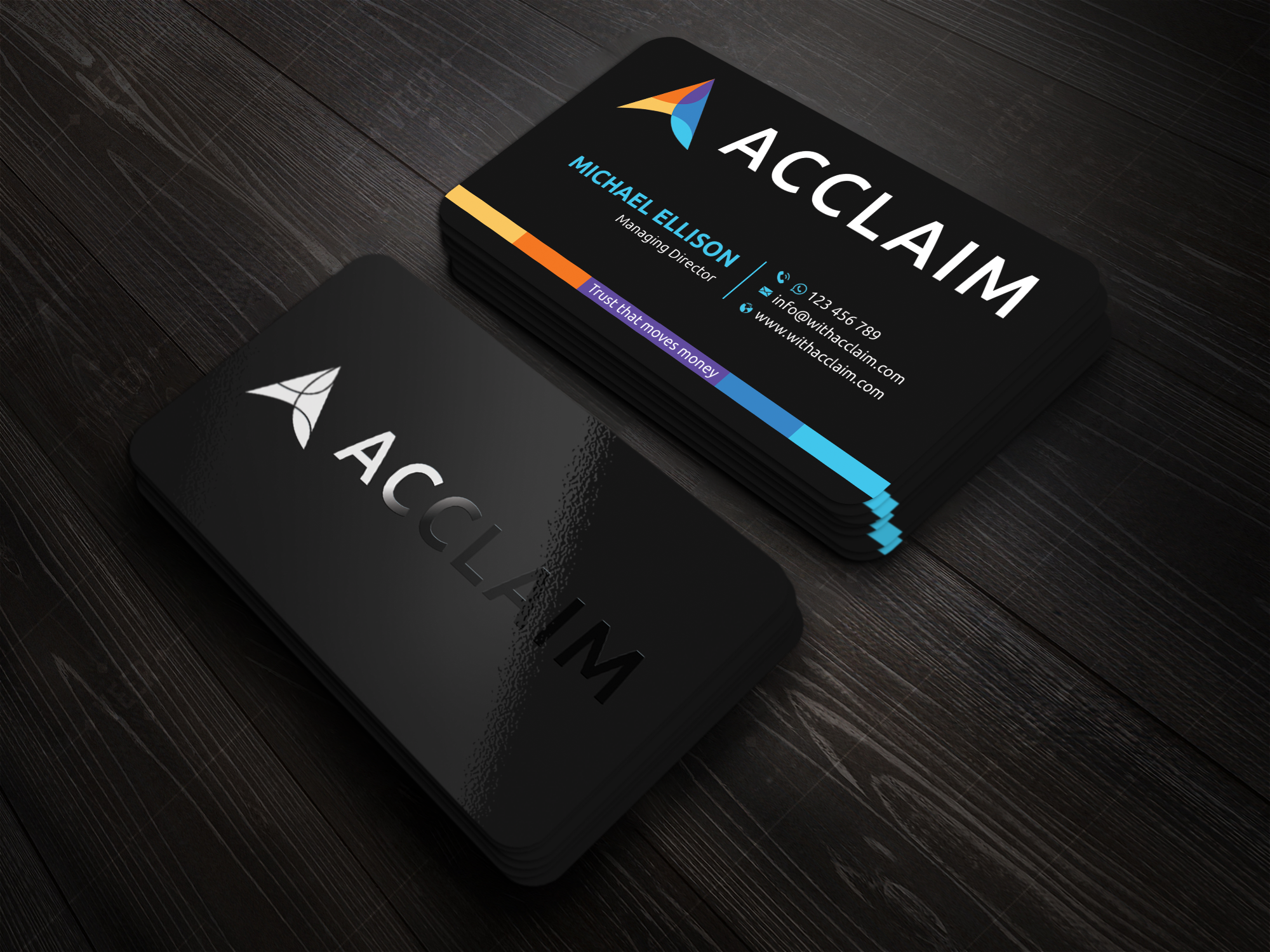 Business Card Design by Expert Bappy for Acclaim | Design #36735720