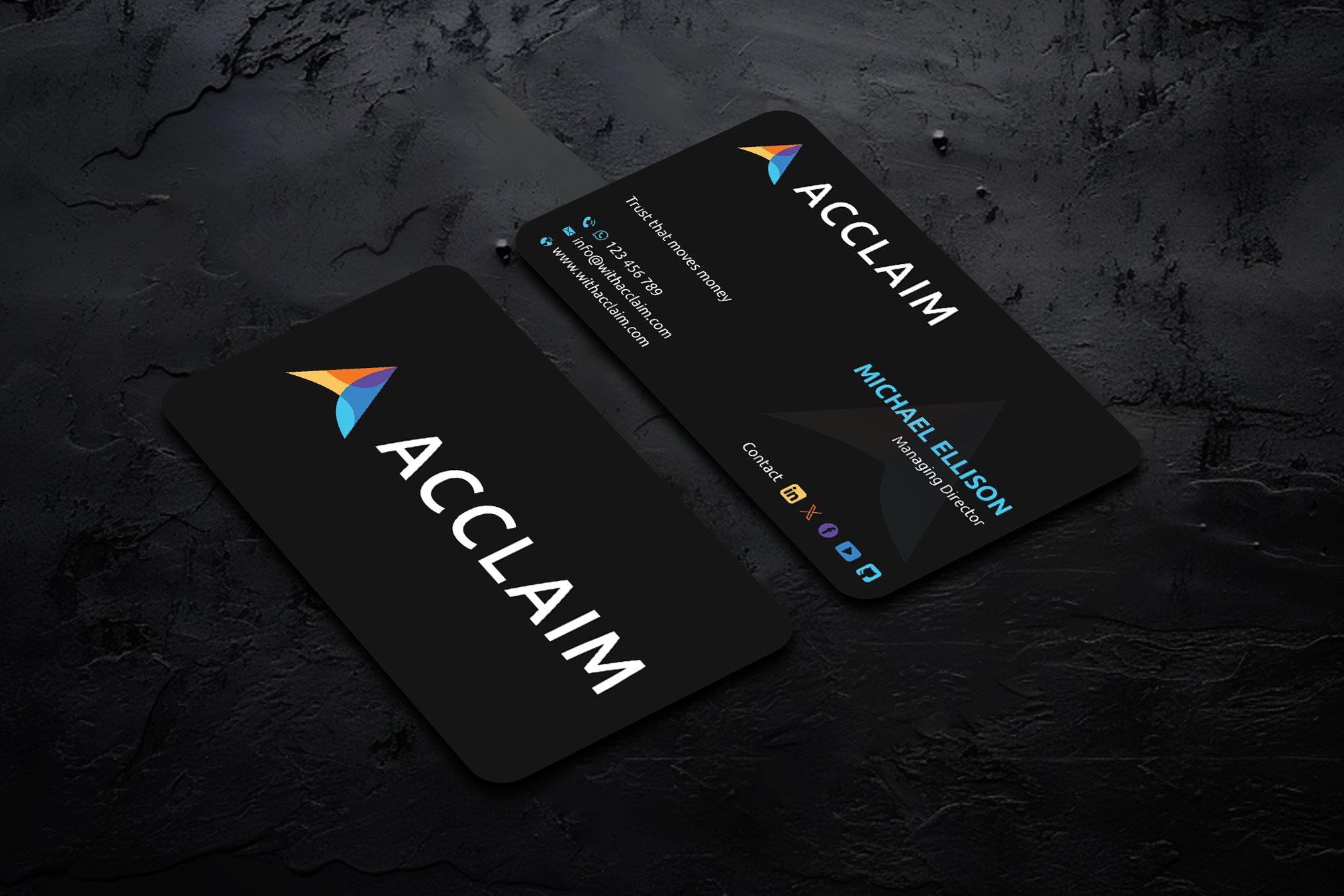 Visitenkarten-Design von Expert Bappy für Acclaim | Design #36736675