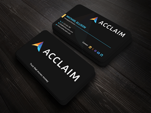 Business Card Design by Expert Bappy for Acclaim | Design: #36736696