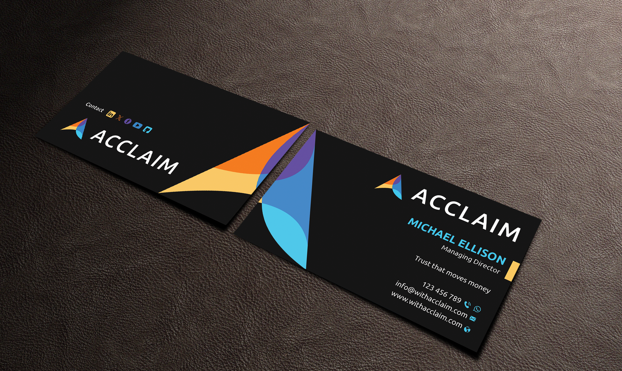 Visitenkarten-Design von Expert Bappy für Acclaim | Design #36736985