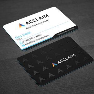 Business Card Design by WellDesign for Acclaim | Design: #36725845