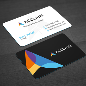 Business Card Design by WellDesign for Acclaim | Design: #36725846