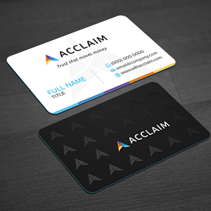 Business Card Design by WellDesign for Acclaim | Design: #36725847