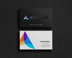 Design de Carte de Visite par Sun Moon Graphic Designer pour Acclaim | Design : #36731764