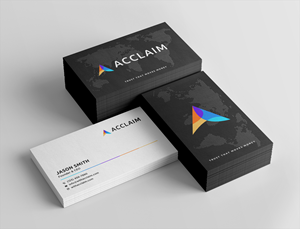 Design de Carte de Visite par Sun Moon Graphic Designer pour Acclaim | Design : #36761603