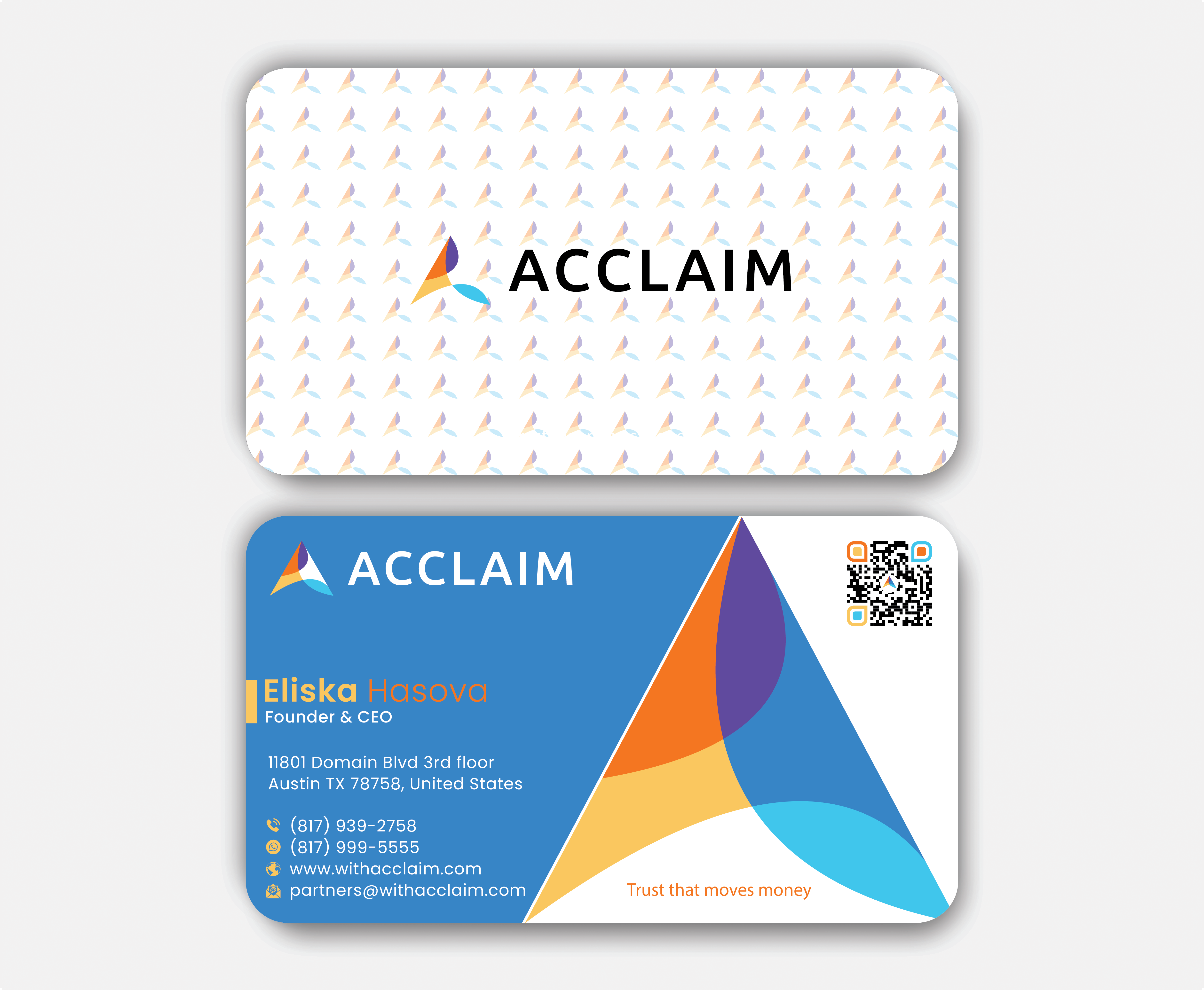 Business Card Design by DesignerShahadat for Acclaim | Design #36730225
