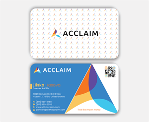 Business Card Design by DesignerShahadat for Acclaim | Design: #36730225