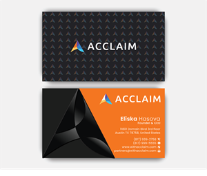 Business Card Design by DesignerShahadat for Acclaim | Design: #36730355