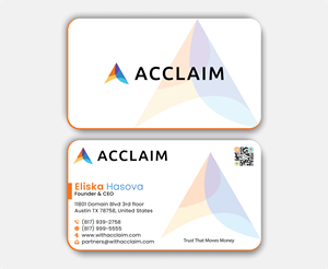 Visitenkarten-Design von DesignerShahadat für Acclaim | Design: #36736790