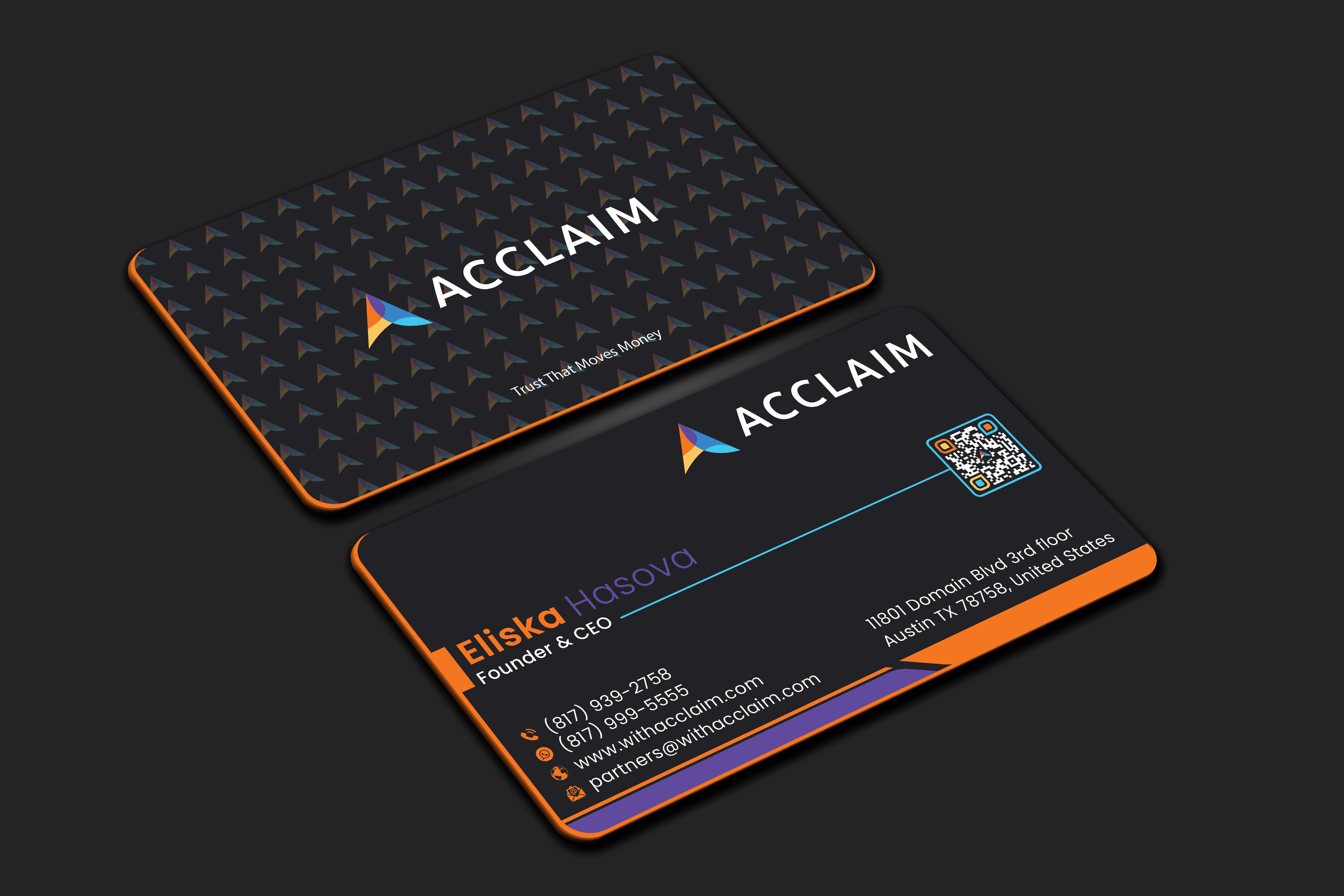 Business Card Design by DesignerShahadat for Acclaim | Design #36736801