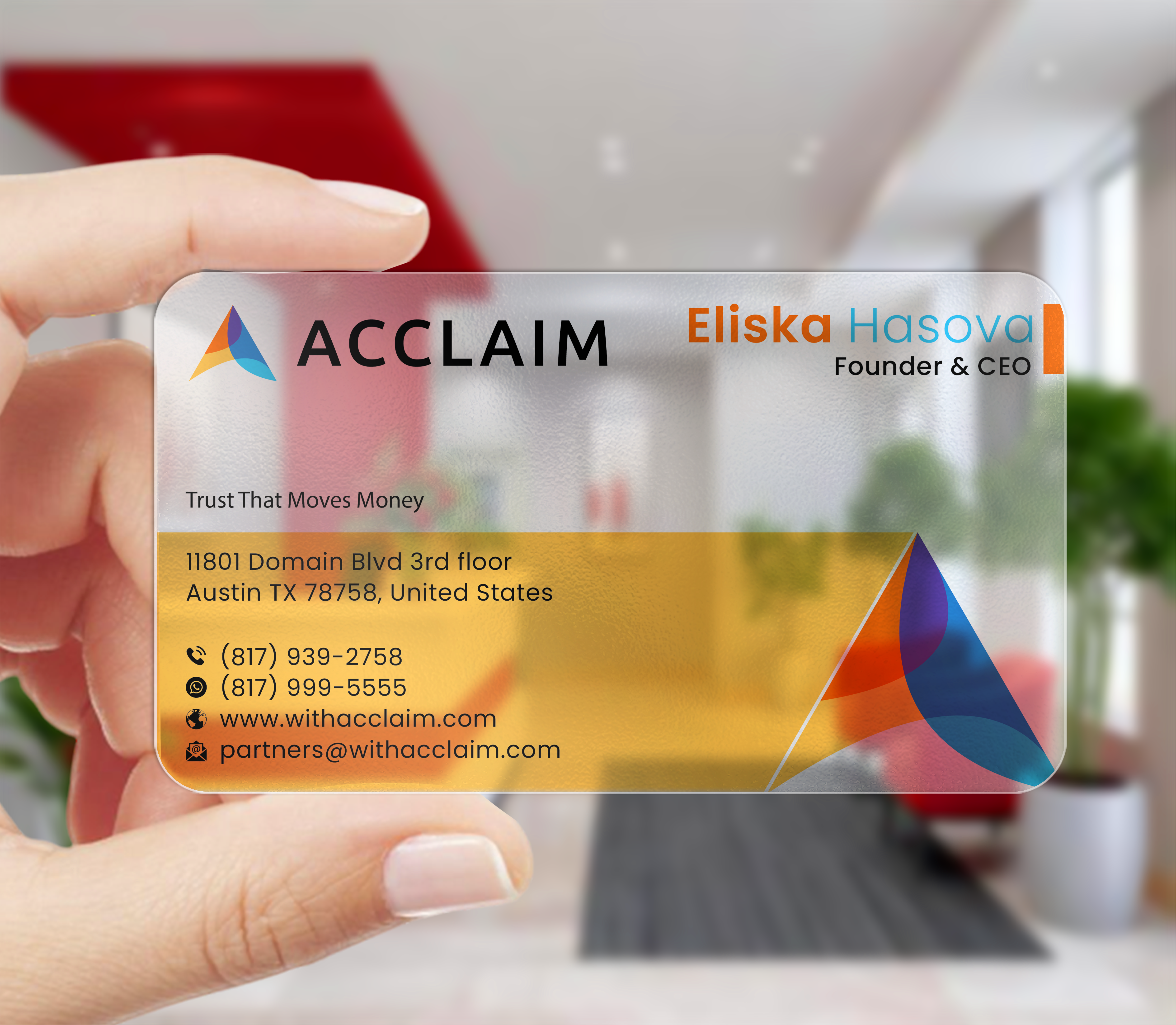 Business Card Design by DesignerShahadat for Acclaim | Design #36737523