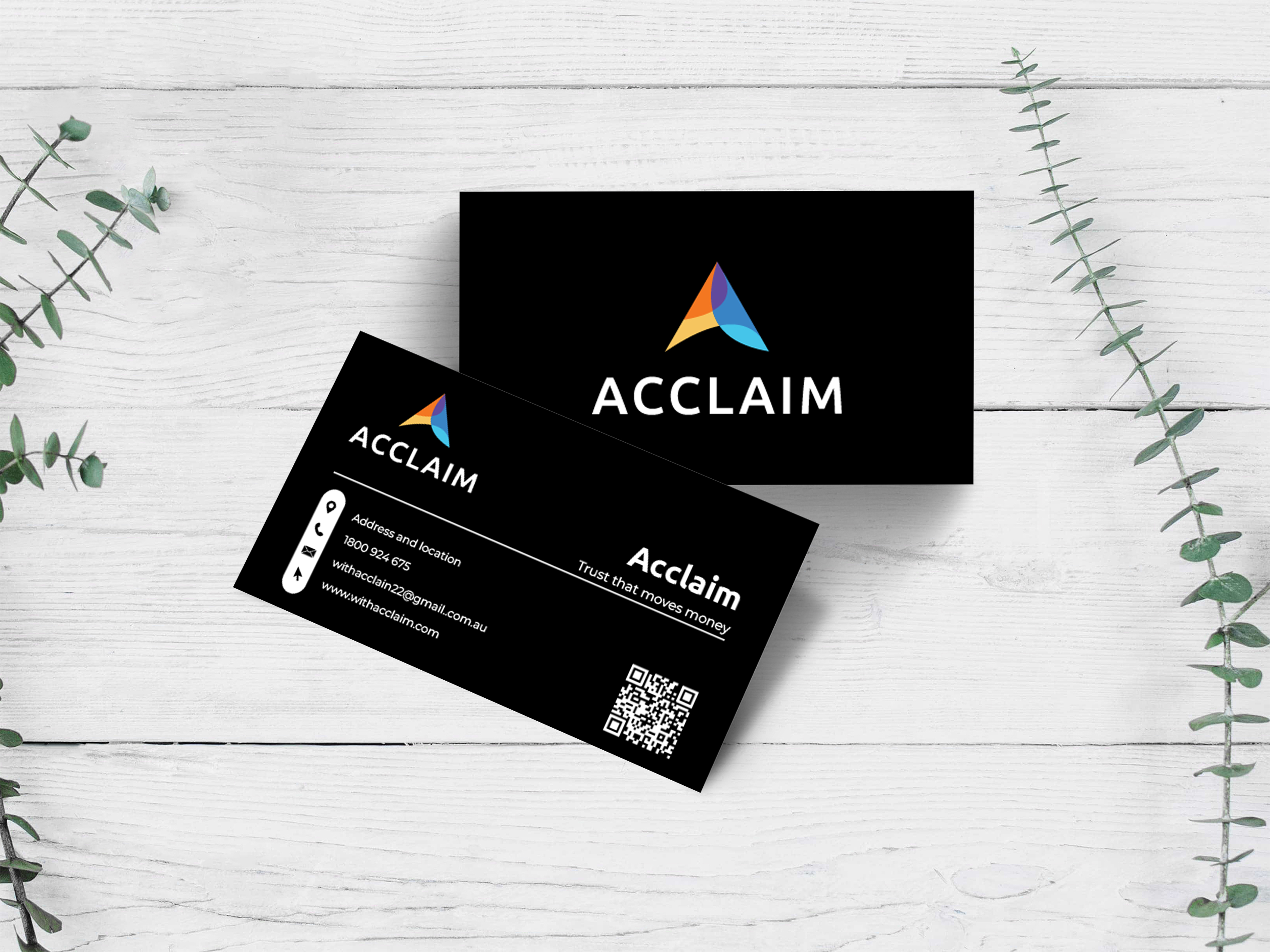 Design de Carte de Visite par CA Graphics pour Acclaim | Design #36737847