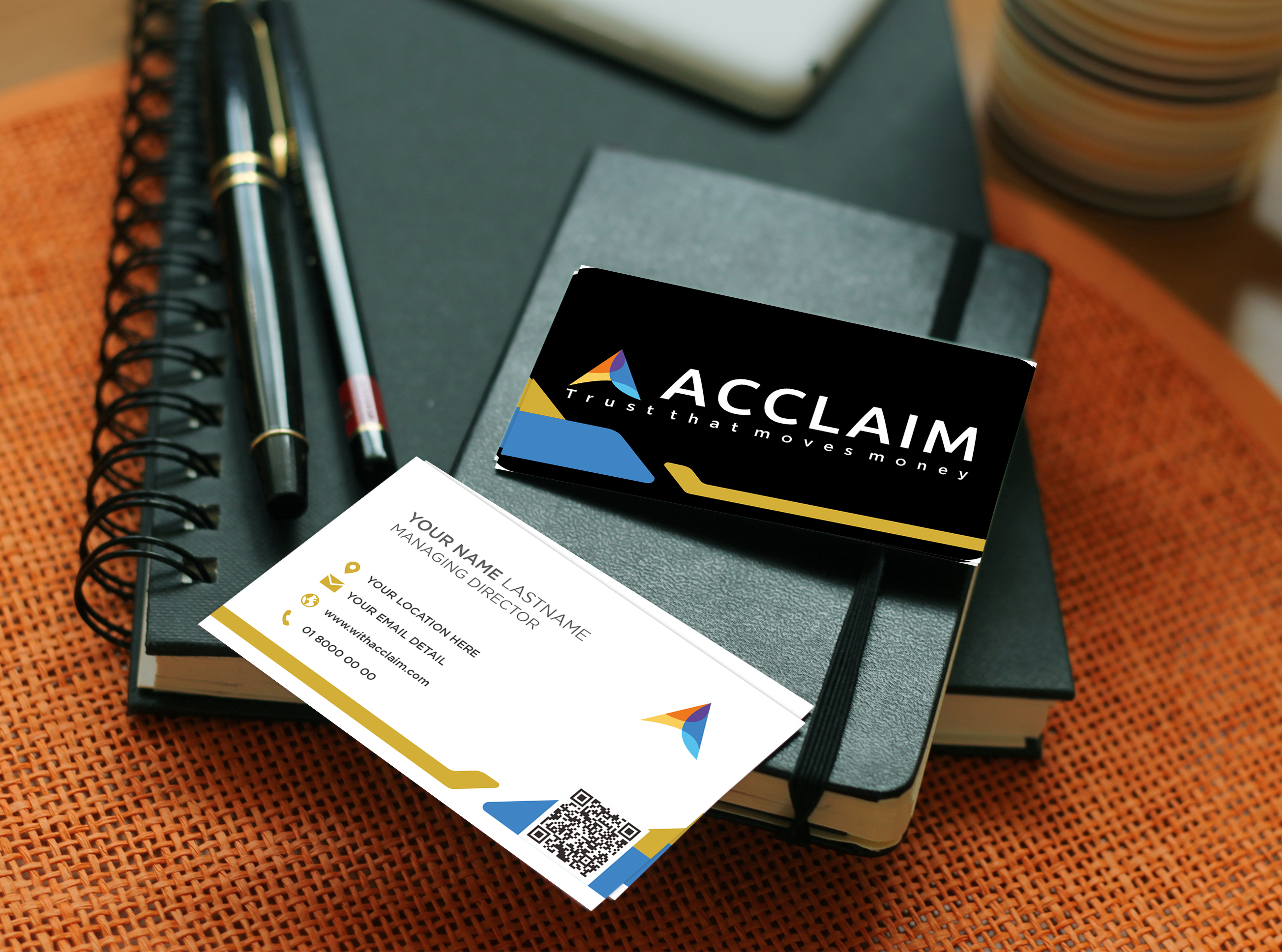 Visitenkarten-Design von Abigaill_design für Acclaim | Design #36730667