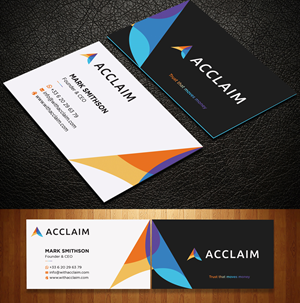 Visitenkarten-Design von Sabbir_2025 für Acclaim | Design: #36725521