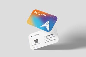 Visitenkarten-Design von Teja_1 für Acclaim | Design: #36738228