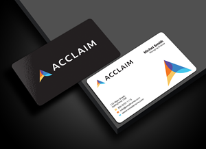 Business Card Design by Md. Abuhanifa for Acclaim | Design: #36725741