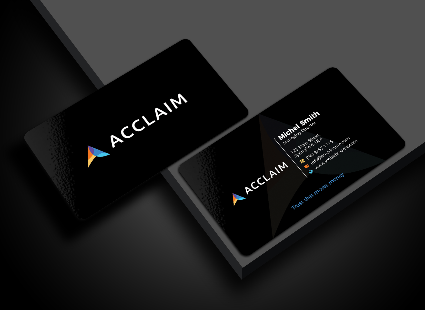 Visitenkarten-Design von Md. Abuhanifa für Acclaim | Design #36725899