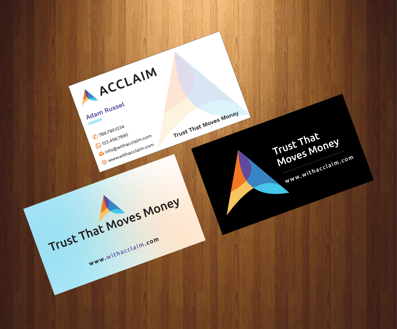 Design de Carte de Visite par HarmiDesigning pour Acclaim | Design #36727592