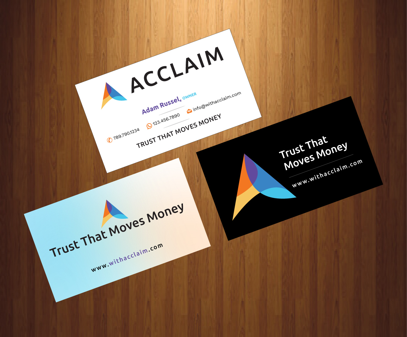 Visitenkarten-Design von HarmiDesigning für Acclaim | Design #36727594