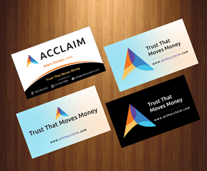 Visitenkarten-Design von HarmiDesigning für Acclaim | Design: #36727595