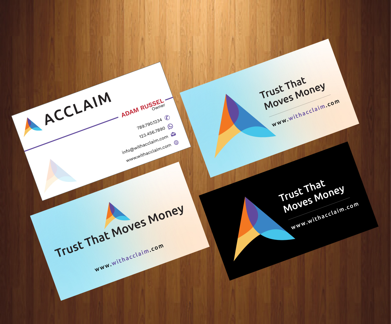 Visitenkarten-Design von HarmiDesigning für Acclaim | Design #36727596