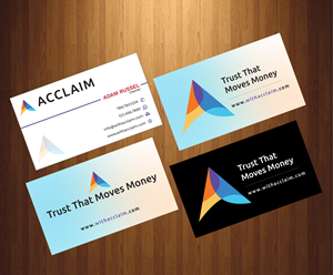 Visitenkarten-Design von HarmiDesigning für Acclaim | Design: #36727596