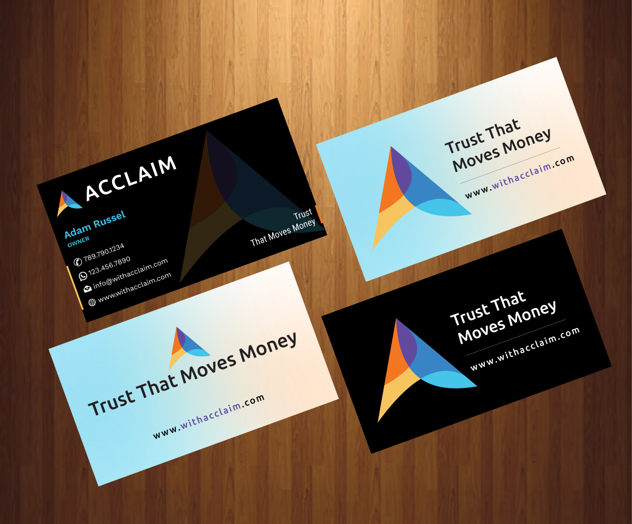 Visitenkarten-Design von HarmiDesigning für Acclaim | Design #36727599