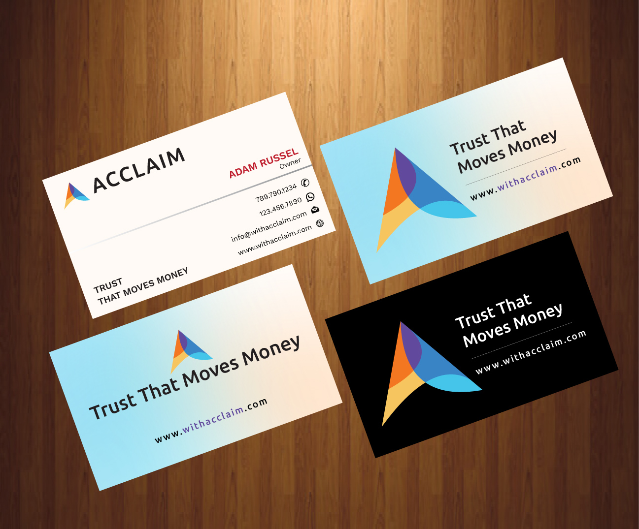 Diseño de Tarjeta de Presentación por HarmiDesigning para Acclaim | Diseño #36727600