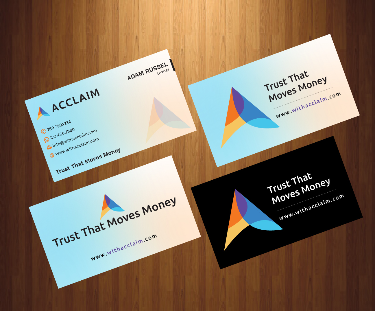 Visitenkarten-Design von HarmiDesigning für Acclaim | Design #36727606
